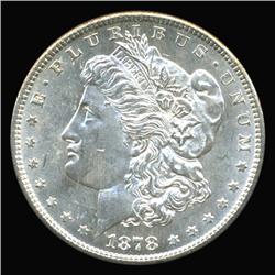 1878S Morgan Dollar Choice Unc Blazer Scarce Variety (COI-5039)