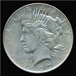 1927D Peace Dollar RARE Date Better Grade (COI-5020)