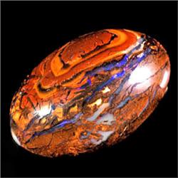 20.43ct RARE Fascinating Pattern Violet Yowah Boulder Opal RARE (GEM-8043A)