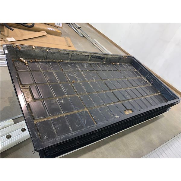 Hydro Grow Tray, Black with drains approx 8ft x 5ft x 8inch