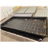 Image 2 : Hydro Grow Tray, Black with drains approx 8ft x 5ft x 8inch