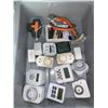 Image 1 : Bin Lot of assorted plug in timers and plugs