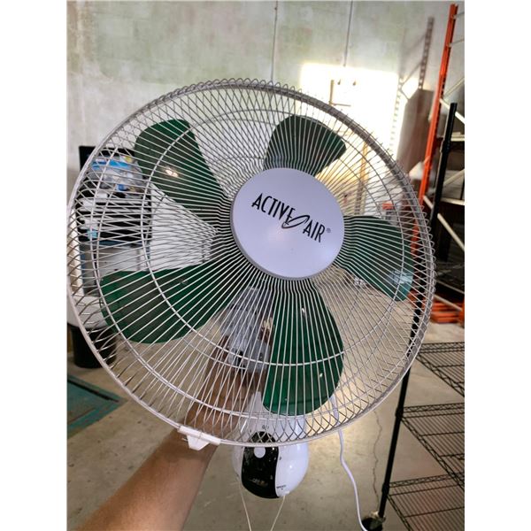 Hydrofarm Active Air Wall Mountable Oscilating Fan