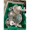 Image 1 : Green Bin lot of 5 clamp on small fans