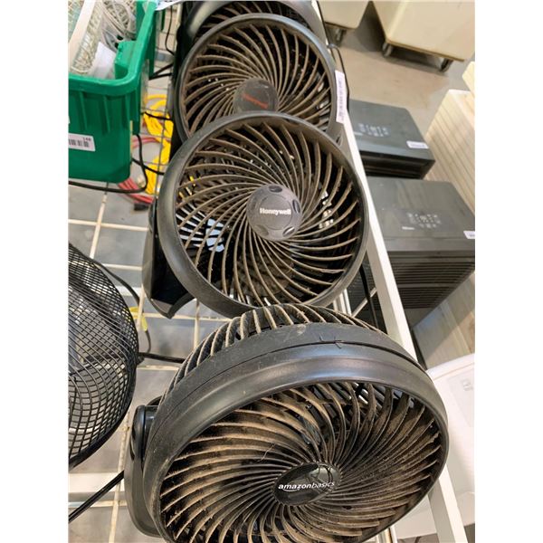 Lot of 3 Honeywell Mountable Fans