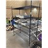 Image 1 : Black Metro Rack 5 shelf on wheels