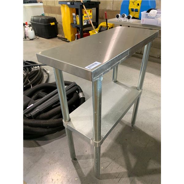 NEW Stainless Steel Work Table approx 30 x 16 top