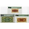 Image 2 : China and China/Japanese Military WWII Group of 3 Issued Banknotes , 1938-44