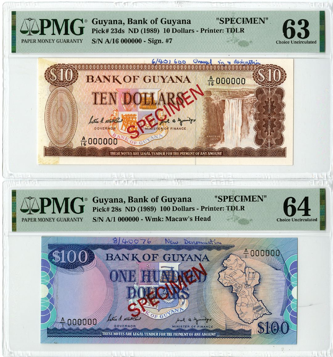 Guyana 10 Dollars 1992 UNC - Bauxite Mining (Gebraucht) In Pully Für - Foto 3