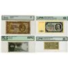 Image 1 : WWII Era Eastern European Banknotes from Poland, Latvia, Luxembourg, and Yugoslavia. Ca.1940-48.