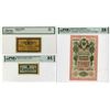 Image 1 : Russian Banknote Trio, ca.1909 to 1917.