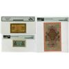 Image 2 : Russian Banknote Trio, ca.1909 to 1917.