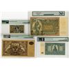 Image 2 : Government Bank & Government Treasury Note, ND (1918)-1920, Group of Issued Banknotes