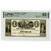 Image 1 : Cass County Bank, ca. 1870-90s $1, Remainder Banknote
