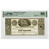 Image 1 : Cass County Bank, ca. 1870-90s Remainder Banknote
