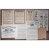 Image 1 : Insurance Company and Early Medical Broadsides Ephemera Group Lot, 1830-70s