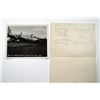 Image 1 : World War II Photograph of B-29 Bomber after Hard Landing with Damage Estimate.