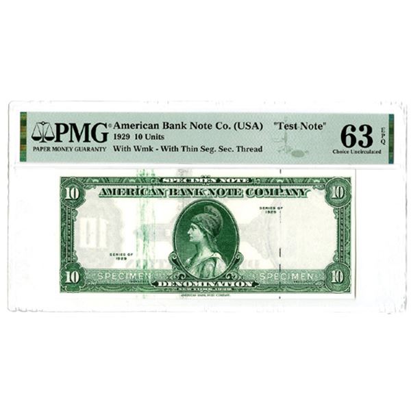 Bank Note Label American Bank Note Co.,