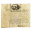 Image 1 : Philadelphia and Lancaster Turnpike, 1795, Stock Certificate Signed by William Bingham