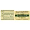 Image 1 : Mainz, Notgeld Banknotes, 1923 Issued Pair
