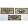 Image 1 : Bank of Greece. 1925-1932. Trio of Issued Banknotes.
