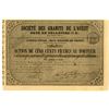 Image 1 : Societe Des Granits De L'Ouest - Western Granite Society, 1867 I/U Share Certificate