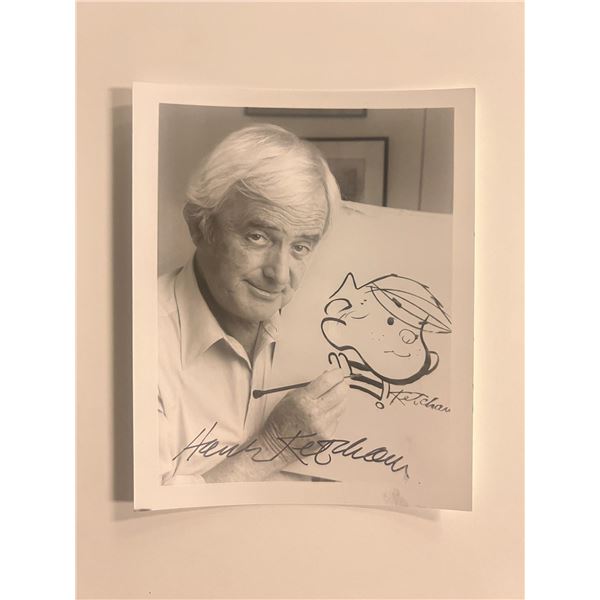 Dennis the Menace Hank Ketcham signed photo