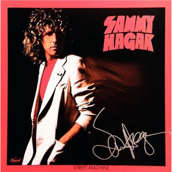 Sammy Hagar signed Street Machine album