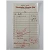 Image 1 : Desi Arnaz signed Thunderbird Country Club receipt