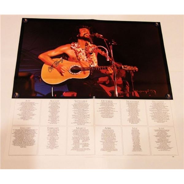 Cat Stevens signed Greatest Hits album insert poster