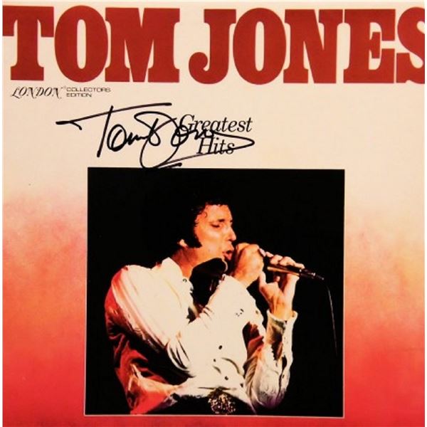 Tom Jones signed Greatest Hits album