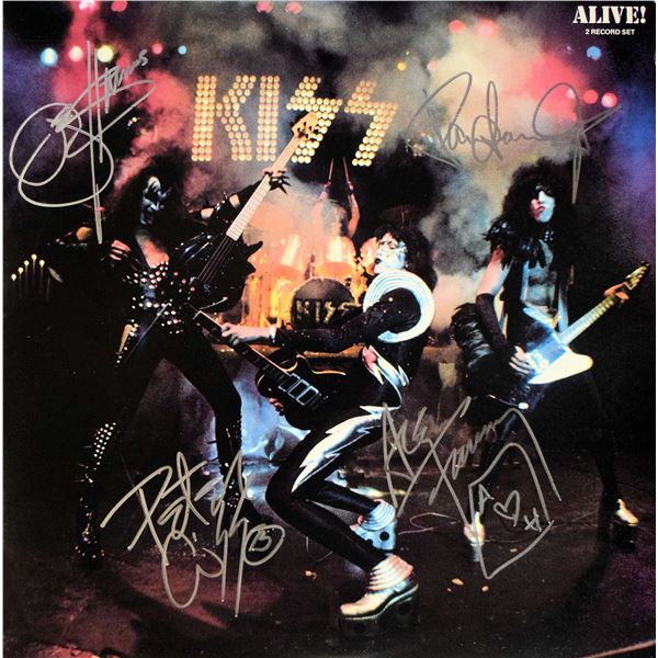 Kiss signed Alive! album