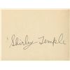 Image 1 : Shirley Temple signature cut