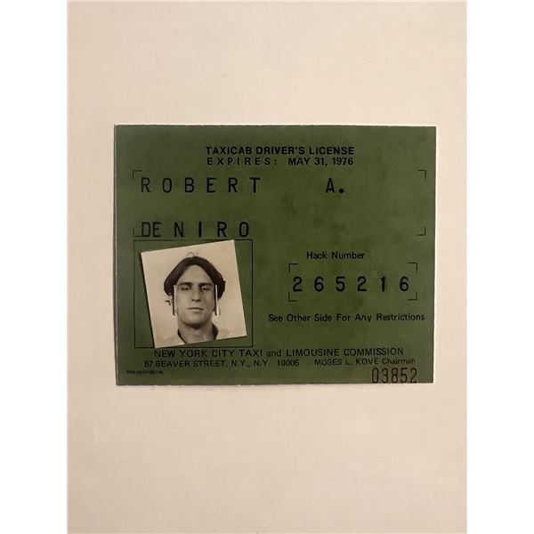 Taxi Driver license ID prop