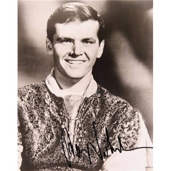 Jack Nicholson signed portrait photo