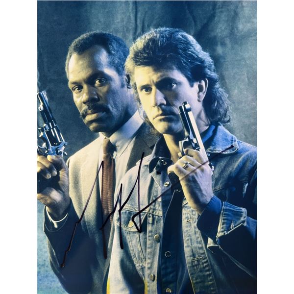 Lethal Weapon Mel Gibson signed movie photo