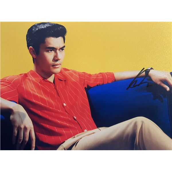 Henry Golding signed photo