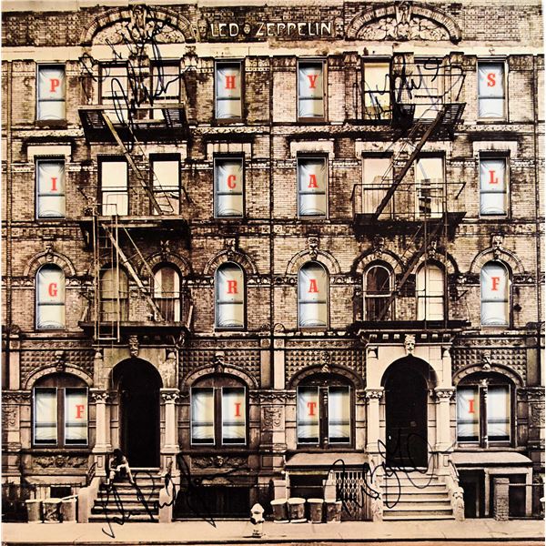 Led Zeppelin signed Physical Graffiti album