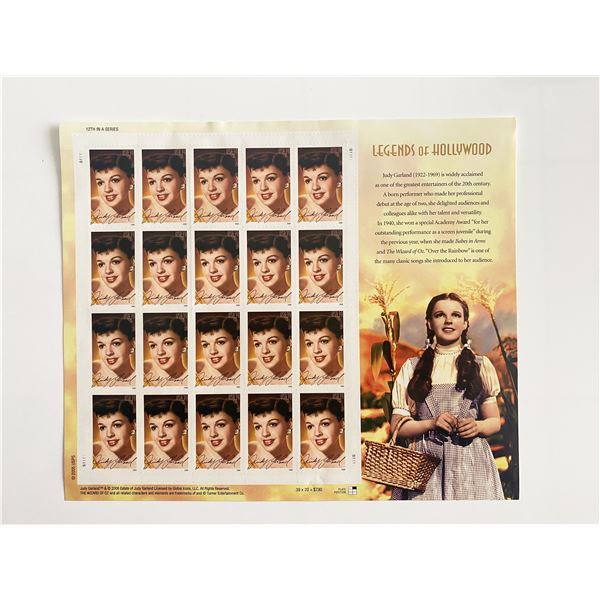 Judy Garland Legends of Hollywood Stamp Set