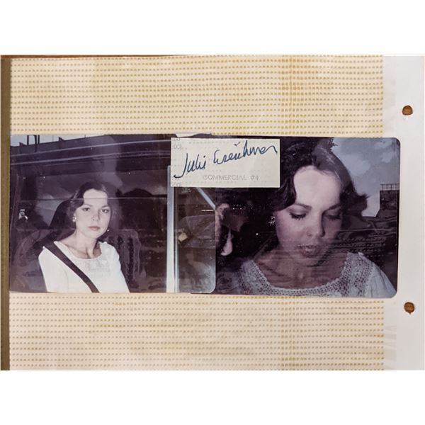 Julie Eisenhower Original Photos and Signature from backstage at the Merv Griffin Show. 1980's.