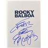 Image 1 : Rocky Balboa Sylvester Stallone signed script cover photo