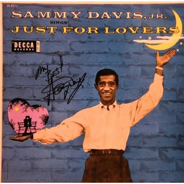 Sammy Davis Jr. signed "Just For Lovers" album