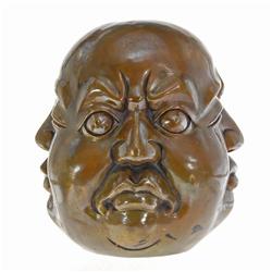 Chinese Brass 4 Faces of Buddha (ANT-437)