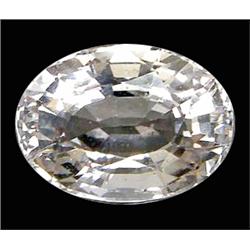  2.10ct Oval Cut Top AAA White Pink Morganite VVS (GEM-10541)