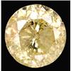 Image 1 : 0.10ct Round Cut Unheated Yellow Diamond (GEM-12010)
