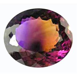 46.55ct Excellent Oval Purple Yellow Ametrine (GEM-12949)
