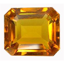 19.85ct  Stunning Emerald Orange Citrine Gemstone (GEM-13048)