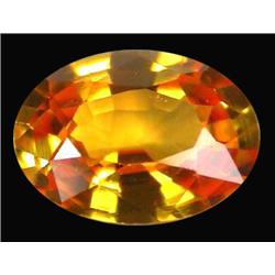 0.97ct  Ravishing Gold Yellow Sapphire Oval VS (GEM-13334)