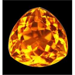 15.6ct Golden Yellow Trillion Cut Citrine (GEM-12883B)