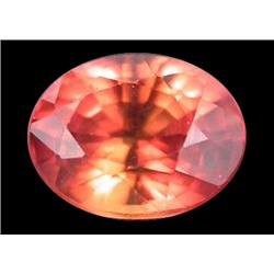1.41ct   Extreme  Orange Oval Sapphire Songea  VVS (GEM-14135)